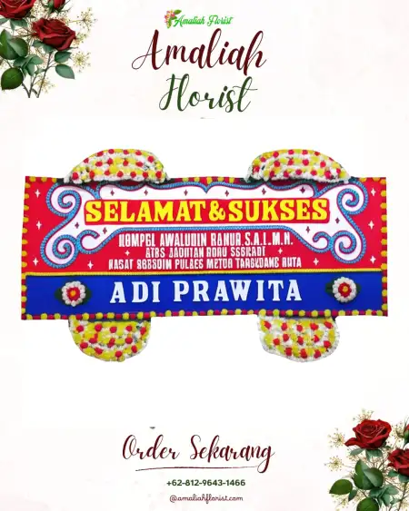 Papan Bunga Ucapan Selamat cikembar